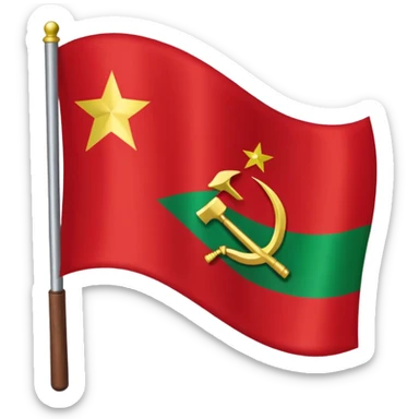 Flag of the Belarusian Soviet Socialist Republic sticker