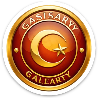 Galatasaray 5 yıldızlı logo sticker
