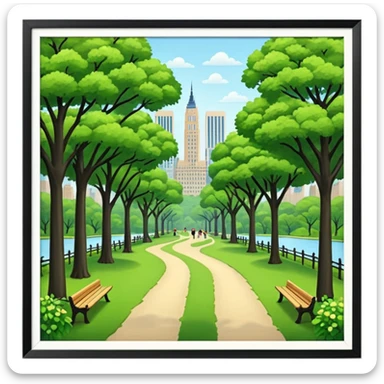 Make Central Park  sticker