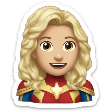 Capitana Marvel sticker