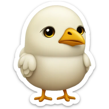 Pollito triste sticker