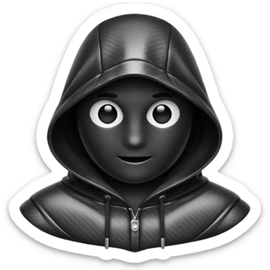 carbon fiber hood sticker