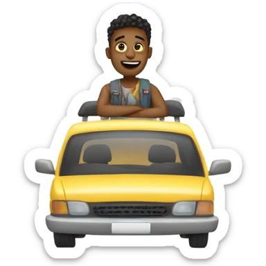Me going on a roadtrip sticker