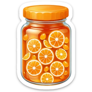 orange marmalade sticker