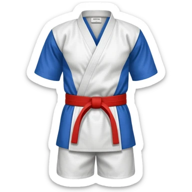 martial arts clothe sticker