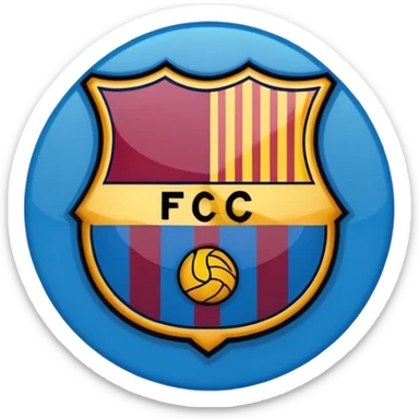 barca logo sticker