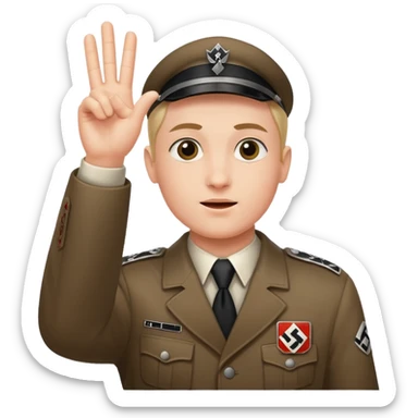 Nazi salut sticker