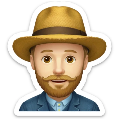 vincent van gog sticker