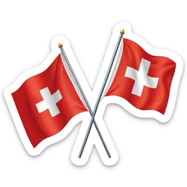 germany switzerland flag sticker