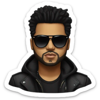 The Weeknd with Sunglasses sticker