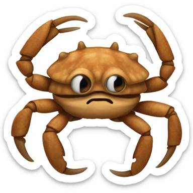 Chewbacca crab sticker