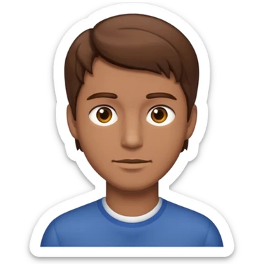 🤵 i ovaj braon kosu ali normalna boja koze sticker