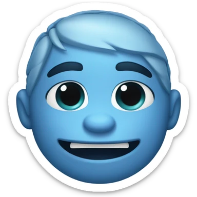 light blue stitch sticker