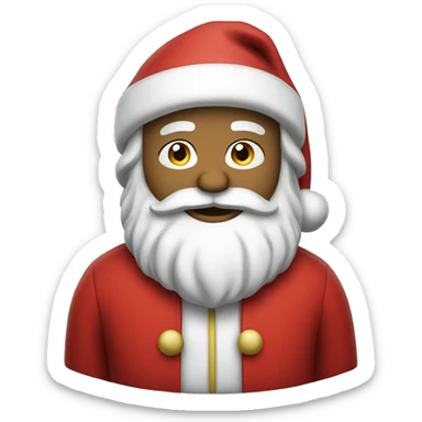 Santa Claus in a red coat sticker
