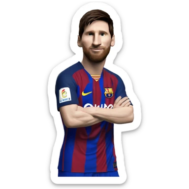 Lionel messi chauve boit du pepsi sticker