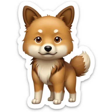 Chinese native dog sticker