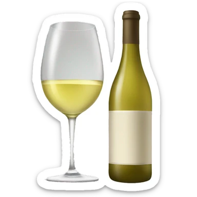 White wine sticker