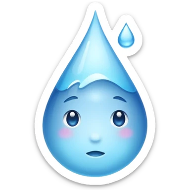 Cup of water sticker