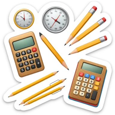 math teacher paraphenalia no apples add books sticker