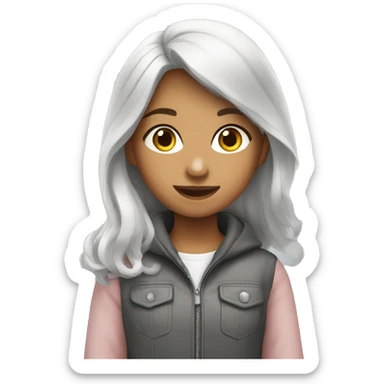 Girl wearing Kaufland clothes  sticker