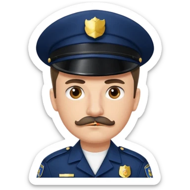 police officer

 sticker