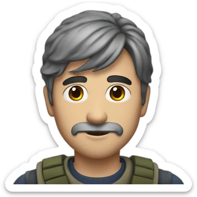 David Martínez con Lucy sticker