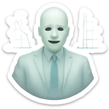 economy ghost sticker