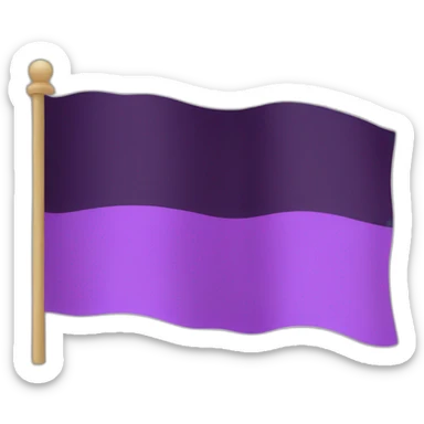 Demisexual flag sticker