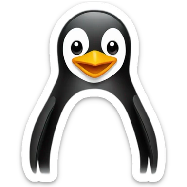 linux tux penguin sticker
