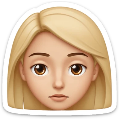 Someone looking at you with the corner of their eye sticker