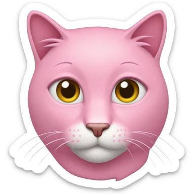 Gato rosa sticker