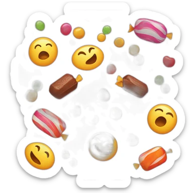 quiz candy sticker
