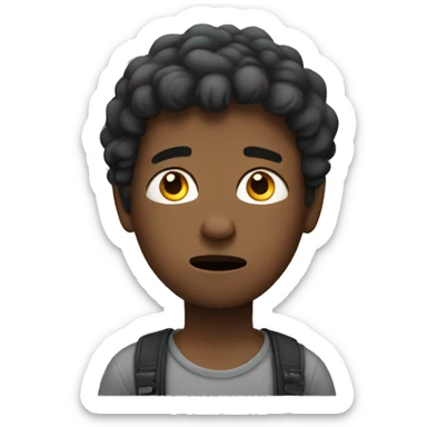 Garçon qui fument  sticker