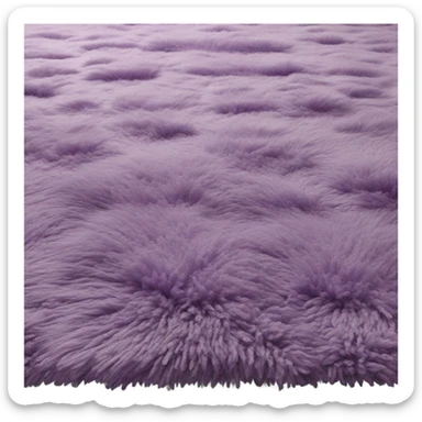 Cute lavender rug  sticker