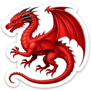 targaryen Dragon semboll sticker