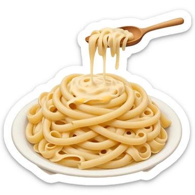 Alfredo pasta sticker