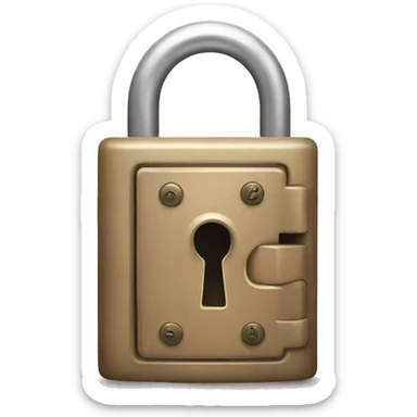 trying  to use the hand to open the lock is not allowed sticker