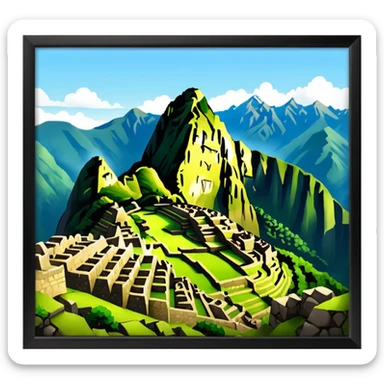 Machu Pichu sticker