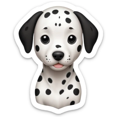 dalmatian dog sticker