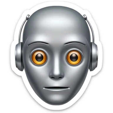 a stupid ai robot  sticker