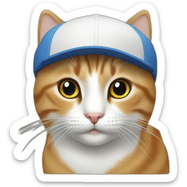 cat-cap sticker
