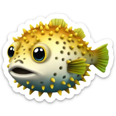 puffer fish  sticker