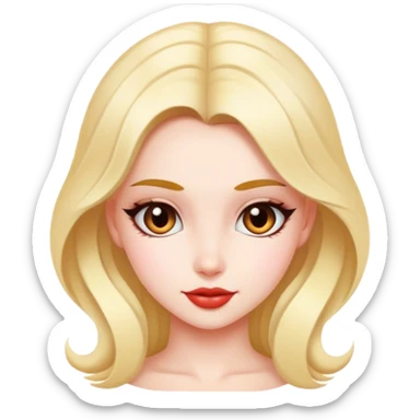 Coquette girl sticker