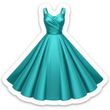 1950s dress sticker