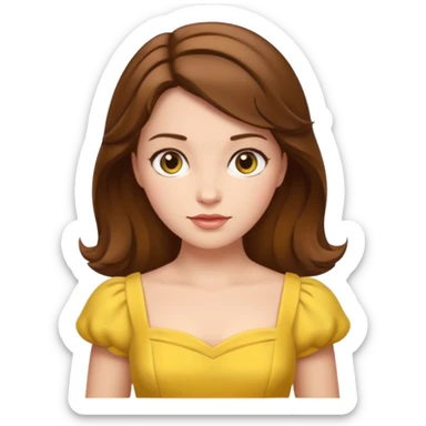 Belle from Beauty and the Beast Movie sticker