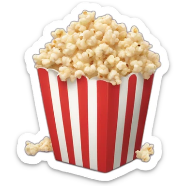 popcorn box sticker