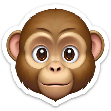 Macaco triste  sticker