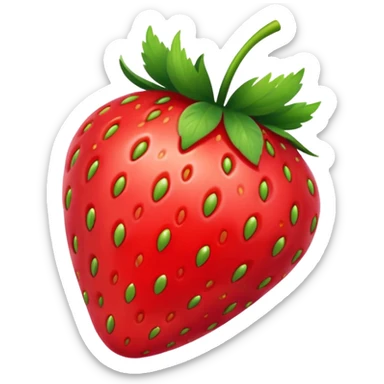 strawberry sticker