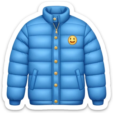Quilted jacket sticker