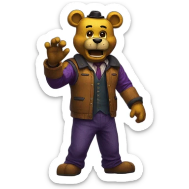 Fredbear sticker